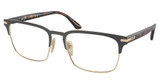 Prada Eyeglasses PR 58ZV MATTE BRUNISHED/PALE GOL/01U1O1
