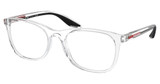 Prada Sport Eyeglasses PS 05PV CRYSTAL/2AZ1O1
