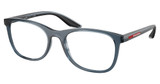 Prada Sport Eyeglasses PS 05PV TRANSPARENT AZURE/CZH1O1