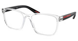 Prada Sport Eyeglasses PS 06PV CRYSTAL/2AZ1O1