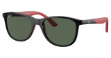 Ray-Ban Junior Eyeglasses RJ9077S BLACK ON RUBBER RED/713171