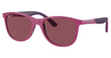 Ray-Ban Junior Eyeglasses RJ9077S FUCSIA ON RUBBER VIOLET/71495Q