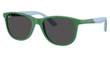 Ray-Ban Junior Eyeglasses RJ9077S GREEN ON RUBBER LIGHT BL/718887