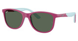 Ray-Ban Junior Eyeglasses RJ9077S FUCSIA WITH RUBBER AZZUR/719271