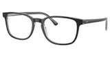 Ray-Ban Rx Eyeglasses RX5418 DARK GRAY ON TRANSPARENT/8367