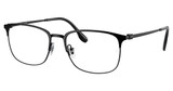 Ray-Ban Rx Eyeglasses RX6494 MATTE BLACK ON BLACK/2904