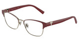 Tiffany Eyeglasses TF1152B FIRED BRICK ON PALE GOLD/6185