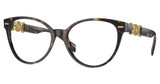 Versace Eyeglasses VE3334 DARK HAVANA/108