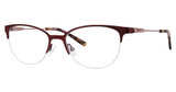 Adensco Eyeglasses AD 247 MATT PLUM/0U7I