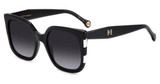 Carolina Herrera Eyeglasses HER 0128/S BLACK WHTE/080S