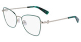 Longchamp Eyeglasses LO2157 GOLD/GREEN/711
