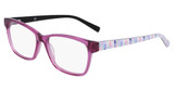 Marchon NYC Eyeglasses M-5023 CRYSTAL PURPLE/LILAC MOSIAC/532