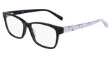 Marchon NYC Eyeglasses M-5023 BLACK/BLUE MOSAIC/001