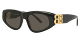 Balenciaga Eyeglasses BB0095S BLACK-GOLD-GREY/001