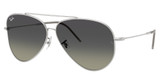 Ray-Ban RBR0101S AVIATOR REVERSE SILVER/003/11