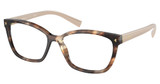 Prada Eyeglasses PR 15ZVF HAVANA CARAMEL/07R1O1