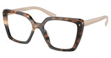 Prada Eyeglasses PR 16ZV CARAMEL TORTOISE/07R1O1