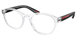 Prada Sport Eyeglasses PS 07PV CRYSTAL/2AZ1O1