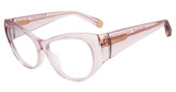 Philipp Plein Eyeglasses VPP101 Shiny Transp. Pink 06MH