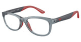 EMPORIO ARMANI KIDS Eyeglasses EK3001F SHINY TRANSPARENT BLUE/5072