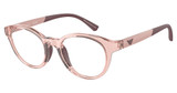 EMPORIO ARMANI KIDS EK3205 SHINY TRANSPARENT PINK/5544