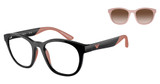 EMPORIO ARMANI KIDS Eyeglasses EK4001 SHINY BLACK/50171W