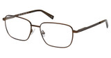 J. Landon Eyeglasses JL1013 matte dark brown/049