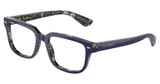 DOLCE & GABBANA Eyeglasses DG3380 BLUE ON BLUE HAVANA/3423