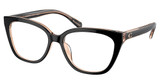 COACH Eyeglasses HC6226U BLACK / TRANSPARENT BLUS/5781