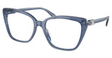 Michael Kors Eyeglasses MK4110U AVILA BLUE TRANSPARENT/3956