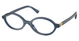Miu Miu Eyeglasses MU 01XV BLUE CRYSTAL/08Q1O1