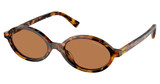 Miu Miu Eyeglasses MU 04ZS LIGHT HAVANA/19P2Z1