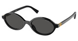 Miu Miu Eyeglasses MU 04ZSF BLACK/1AB5S0