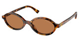 Miu Miu Eyeglasses MU 04ZSF HAVANA CORK/19P2Z1