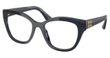 Miu Miu Eyeglasses MU 05XV BLUE TRASPARENT/08Q1O1