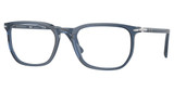 Persol® Eyeglasses PO3339V TRANSPARENT DENIM BLUE/1197