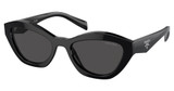 Prada Eyeglasses PR A02SF BLACK/16K08Z