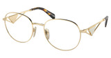 Prada Eyeglasses PR A50V PALE GOLD/ZVN1O1
