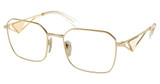 Prada Eyeglasses PR A51V PALE GOLD/ZVN1O1