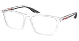 Prada Sport Eyeglasses PS 01QV CRYSTAL/2AZ1O1