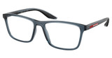 Prada Sport Eyeglasses PS 01QV TRANSPARENT AZURE/CZH1O1