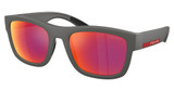 Prada Sport Eyeglasses PS 01ZSF SILVER GREY/16X02U