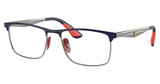 Ray-Ban Rx Eyeglasses RX6516M BLUE ON GUNMETAL/F086