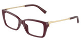 Tiffany Eyeglasses TF2239U BURGUNDY/8389