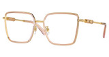 Versace Eyeglasses VE1294D TRANSPARENT PEACH/1507
