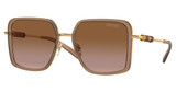 Versace Eyeglasses VE2261 BROWN TRANSPARENT/100213