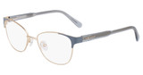 Nine West Eyeglasses NW8016 SLATE BLUE/GOLD/408