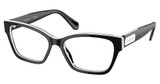 SWAROVSKI Eyeglasses SK2013 BLACK/WHITE/1015