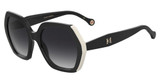 Carolina Herrera Eyeglasses HER 0181/S BLACK WHTE/080S