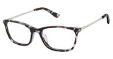 Juicy Couture Eyeglasses JU 317 BLUE HVNA/0JBW
